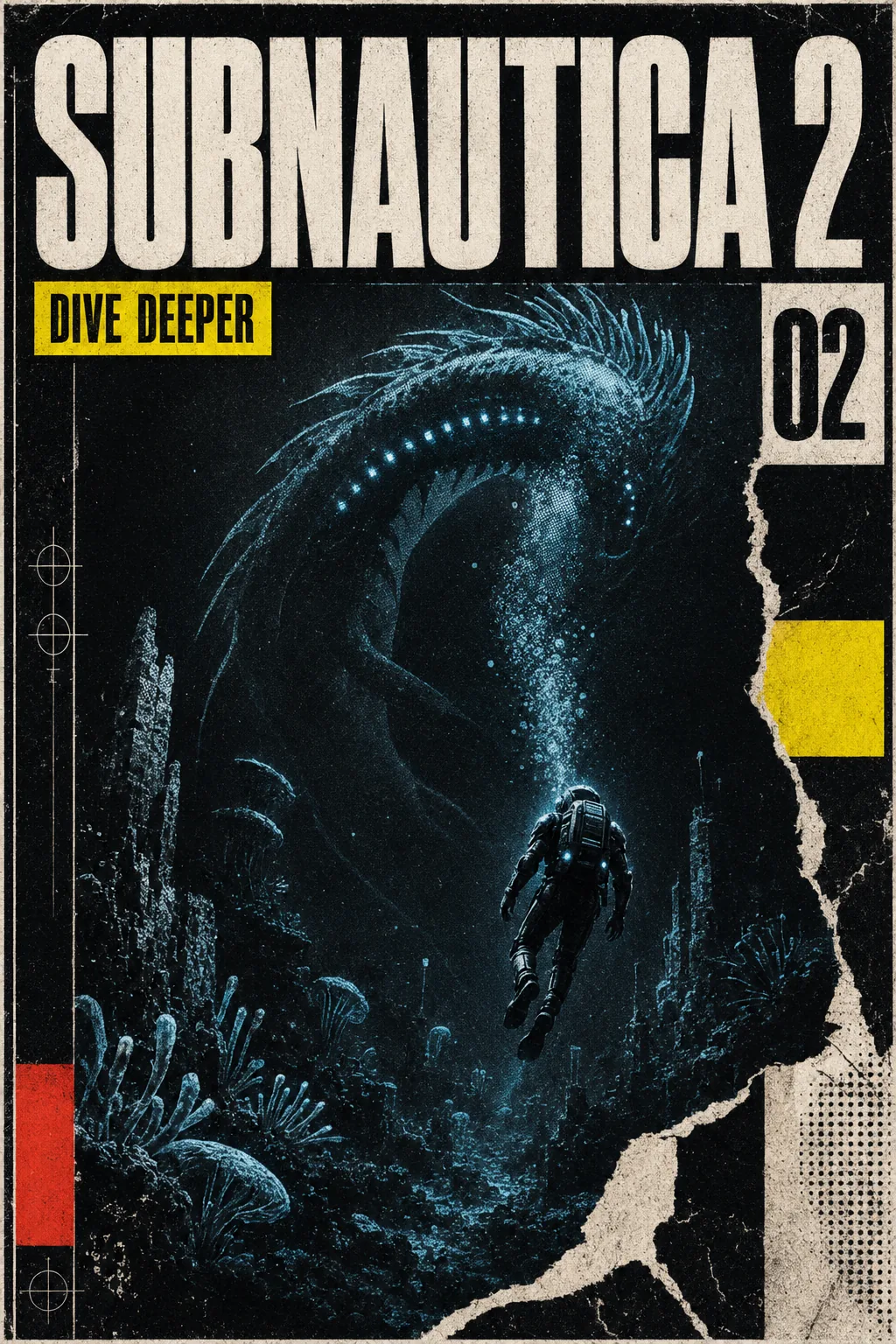 Subnautica 2 underwater survival key art