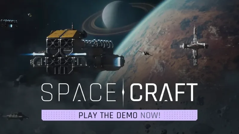SpaceCraft Launches Singleplayer Demo on Steam Next Fest cover image.