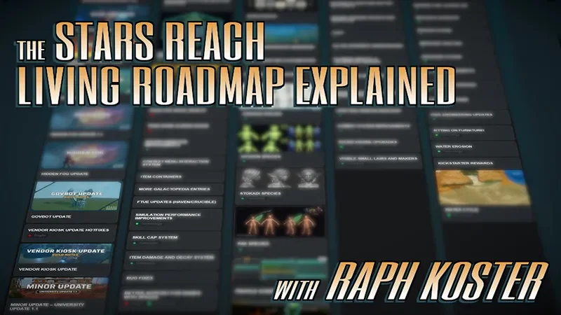 Stars Reach roadmap video details player-driven updates cover image.