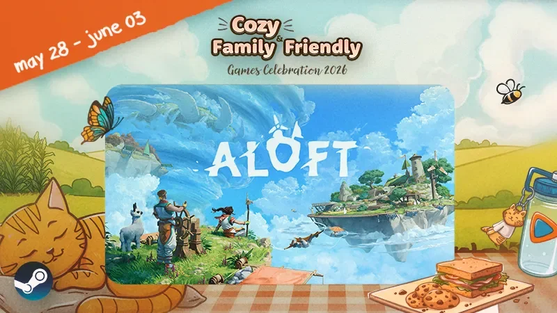 Aloft Gets 25% Discount in Cozy Games Celebration cover image.