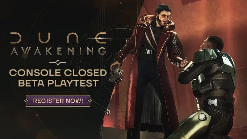 Dune: Awakening PlayStation Closed Beta Runs June 25-29 cover image.
